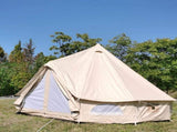 4m 4-6 Person 4 Season Waterproof Oxford Yurt Camping Tent with Galvanized Steel Frame 40814516