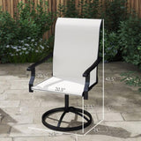 old SKU17761954pcs Patio Swivel Chairs ,Outdoor Garden Bench Garden chair Swivel Chairs Set of 84352668