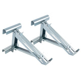 2x Ladder Jack Scaffold Extension Kit 2-Rung up to 20 inch Stable Adjustable 02996786