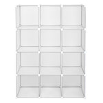 ZUN Cube Storage 12-Cube Book Shelf Storage Shelves Closet Organizer Shelf Cubes Organizer Bookcase 02284857