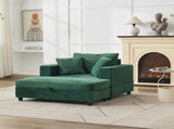 Chaise Lounge Chair with Removable Ottoman Accent Sofa Bed Upholstered Sleeper Couch Bed with W1170P353045