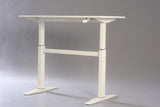 47" Tech Desk Standing and Adjustable Desk In White B091P183638