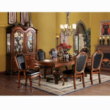 Black and Cherry Side Chair with Nailhead Trim B062P215487