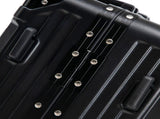 20 Inch Carry On Luggage, Aluminum Frame ABS Hard Shell Suitcase with USB Charging Port, Foldable W2787P536196