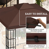Gazebo Replacement Canopy -AS 53741021