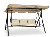 3-person garden swing Brown 58979524