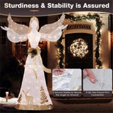 5-foot Christmas angel with 100 warm white lights 93944795