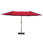 ZUN Outdoor beach umbrella/Double-Sided Market Umbrella （Prohibited by WalMart） 45957691