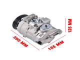 A/C Compressor LR012593 LR015151 Replacement for 2009-10 Jaguar XF, 2005-09 Land Rover LR3, 34621433