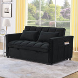 Sleeper Sofa, Convertible Sofa, Recliner, Bed, 3-in-1, 3-Position Adjustable Backrest, 2-Seater W1853126218