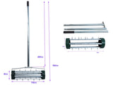 Heavy Duty Rolling Lawn Aerator,Rolling Lawn Aerator, Rotary Push Tine Spike Soil Lawn Aerator 06066024