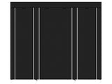 69" Portable Clothes Closet Wardrobe Storage Organizer with Non-Woven Fabric Quick and Easy to 39176847
