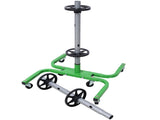 Storage Stand With Wheels 275 LBS Total Capacity Uses Six 2in Swivel Caster Wheels green color 45596629