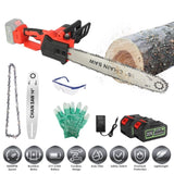 Cordless Chainsaw 16 Inch, Brushless Motor Electric Chainsaw, 40v Battery Powered with 2 Batteries 42937342