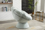 Oversized Swivel Accent Chair, 360 Swivel Barrel Chair, Papasan Chair for Living Room Bedroom W1752P200977