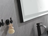 118 x6 Inch LED Bathroom Mirror with Aluminum Frame, Wall Mounted Vanity Mirror, Anti-Fog, Memory, W2287P311607
