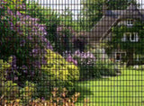 60inch x 50ft Black Vinyl Coated Hardware Cloth 2" X 4" 16Ga Wire Mesh fence, PVC Coated 28012017