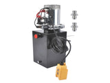 DC12V Single Acting Hydraulic Pump w/ 10L / 10Quart / 2.5 Gal Tank 10QSAMHP 27692666