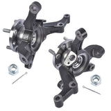 2x Front Steering Knuckle & Wheel Hub Bearing Assembly LH RH Fit for Chevy Aveo 1.6L L4 Sedan 60901118