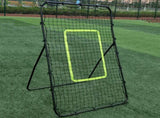 Professional Galvanized Steel Pipe Rebound Soccer/Baseball Goal Black 09423191