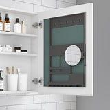 20'' W x 26'' H Surface Frameless Mirror Medicine Beveled Mirror Edges Bathroom Medicine W2287P251176