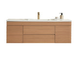 48" Wall Mounted & Floating Single Vanity with Ceramic Sink W1826P308973
