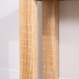 Rustic Natural Wood Console Table 77"Entryway Table with Modern Farmhouse Design Long Narrow W2729P270740