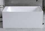 51'' Solid Surface Matte Tub, Freestanding Solid Surface Resin Stone Bathtub, Solid Surface Matte W2753P294506