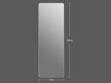 60"x 15" inch Full Body round corner mirror for Living Room Bedroom Cloakroom Wall with 68969273