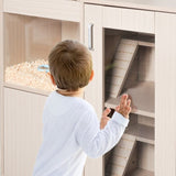 Guinea Pig Cages,4-Tier Hamster Cage Wood with Storage Cabinet, House for Rat Chinchilla, Openable W1850P168633