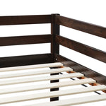 ZUN Solid Wooden , Solid Rubber Wooden Twin over Twin Loft Bed with Ladder ,Upper and Bottom Bed W504P191655