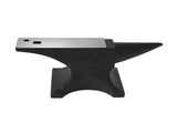 Single Horn Anvil, 110Lbs/50kg Cast Steel Anvil, High Hardness Rugged Round Horn Anvil Blacksmith, W3213P453363