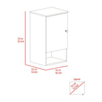 ZUN St. Angelo Medicine Cabinet, Two Internal Shelves, Single Door, One Shelf B200P188812