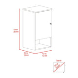 ZUN St. Angelo Medicine Cabinet, Two Internal Shelves, Single Door, One Shelf B200P188812