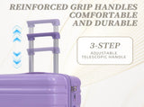 HIFINE TOURIST 20"/24"/28" 3 pcs/set in ABS Spinner Wheel Luggage, Carry on Suitcase, Matching W2787P342136