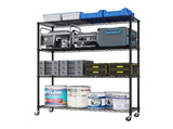 Heavy Duty Shelves 46.06" W Wire Shelving Unit with Wheels 800LBS NSF Metal Shelves for 80943192