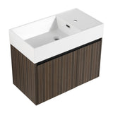 30 Inch Bathroom Cabinet With Sink,Soft Close Doors,Float Mounting Design, For Small Bathroom W999P228754