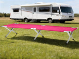 Portable Folding Camping Cot with Carrying Bag Army Pink 97383860