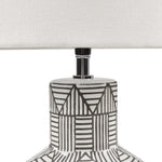 ZUN Boho Ceramic Table Lamp B03596582