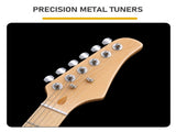 Maple Fingerboard GTL Electric Guitar SS Pickup Transparent sky blue 05671784