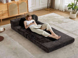 Compression Sofa,Convertible Floor Sofa Bed with Fixed-Shape Frame,Single Seater Boneless Modular 55534022