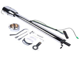 32"GM Steering Column Tilt Auto No Key Universal W/ 9 Holes Wheel Adapter Chrome 28276151