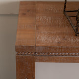 Console with Solid Wood for Living Room, Long Sofa Behind Couch, Retro Narrow Entryway W3158P297409