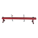 Engine Load Leveler 1100lbs Capacity Support Bar Transmission W/ Dual Hook Red 76519805