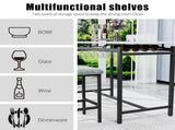Kitchen Table Set, Dining Table and Chairs for 2, 3 Piece Dining Room Table Set with 2 Upholstered 05790443