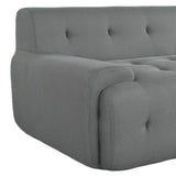 U_Style 86.2'' Modern Minimalist Style Tufted Design Upholstered Sofa, 3-Seat Modular Lounge Sofa N711P206619E