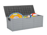 75gal 260L Outdoor Garden Plastic Storage Deck Box Chest Tools Cushions Toys Lockable Seat 10663967