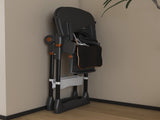 Adjustable Baby High Chair 0-6 Years Portable Infant Feeding Seat with Safety Belt, Silent W2699P299043