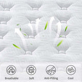 12 Inch Queen Size Oeko-tex100 Cool Kniited Cover Memrory Foam 7 Zoned Pocket Spring Hybrid Mattress W3017P300993