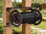 3/4 INCHx173FT Iron Garden Wall Mount Garden Hose Reel 01417155